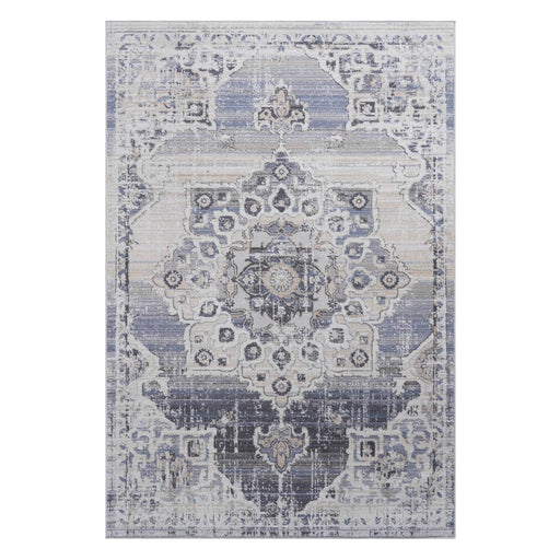 DTY Signature Collection 2X3 Cream/Blue /Medallion Non-Shedding Living Room Bedroom Dining Home Office Stylish and Stain Resistant Area Rug - DTYStore