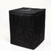 Wicker Fire Pit Column with Glass Wind Guard - DTYStore