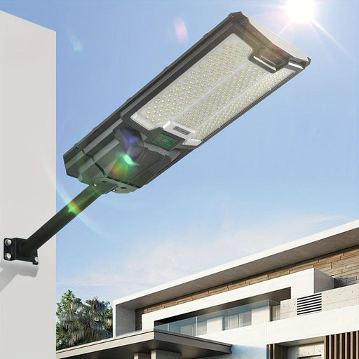 Solar Street Lights Outdoor, Parking Lot Lights with 66PCS LED Beads , IP65 Waterproof Solar Flood Lights, Dusk to Dawn Solar Lights for Garden, Street Side Road,Courtyard Villa,City Square - DTYStore