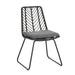 DEJA CHAIR,2PCS with 2 Cushions,Gray - DTYStore