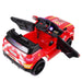 12V Kid Ride on Police Car with Parental Remote Control, Battery Powered Truck with Siren, Lights, Music, Spring Suspension