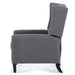 Manual Wing Chair Recliner - 27.16" Wide Comfort and Style for Your Living Space