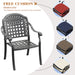 (Cushions In Random Colors)7-Piece Set Of Cast Aluminum Patio Furniture With Cushions - DTYStore