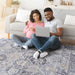DTY Signature Collection 5X7 Grey/Blue /Traditional Non-Shedding Living Room Bedroom Dining Home Office Stylish and Stain Resistant Area Rug - DTYStore