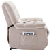 Massage Recliner Chair Electric Power Lift Recliner Chairs with Heat, Vibration, Side Pocket for Living Room Bedroom, Beige