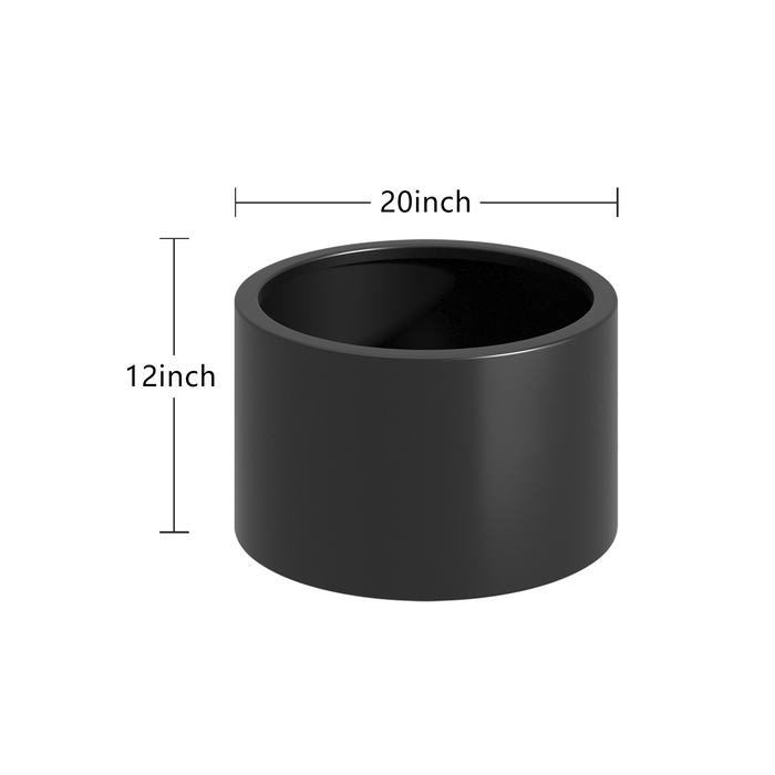 Heavy Duty Corten Steel Round Raised Garden Bed Kit – 15.5' Dia. x 20' H. – Pre-Rusted Metal Planter Box for Vegetables, Flowers, Herbs – Black– Ideal for Outdoor Gardening - DTYStore