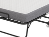Folding Bed with Mattress 75" x 38" Rollaway Guest Bed Portable Foldable Bed for Adults with 5" Memory Foam Mattress Space-Saving Sturdy Metal Frame Grid Style - DTYStore
