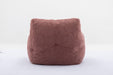 010-Soft Teddy Fabric Tufted Foam Bean Bag Chair With Teddy Fabric Coffee