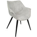 Wrangler Industrial Accent Chair in Light Grey by LumiSource - Set of 2 - DTYStore