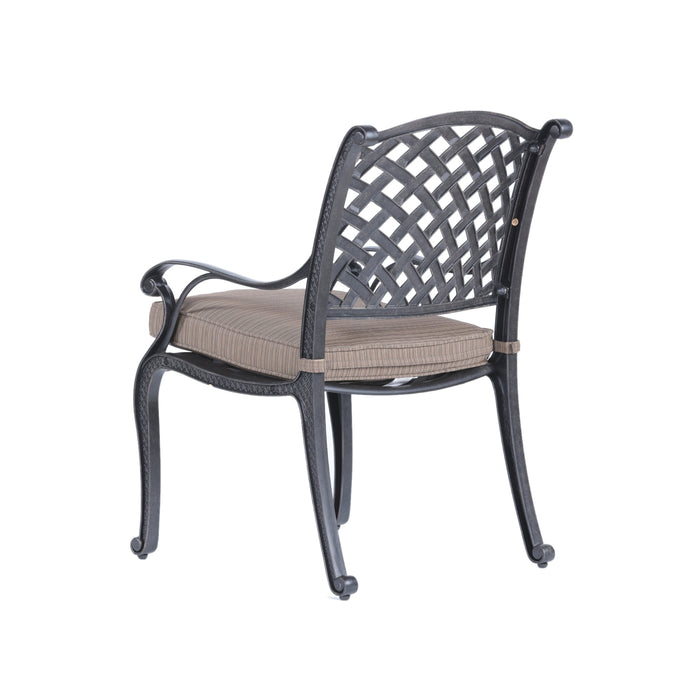 Sparta Modern Dining Arm Chair, Dupione Brown - DTYStore