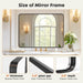 Bathroom Mirror Vanity Mirror for Wall,Aluminum Alloy Framed Wall Mirror Farmhouse,40"Ã—30" - DTYStore