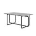 Modern Tempered Glass Tea Table Coffee Table, Table for Living Room,Black