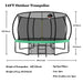 14FT Trampoline with Enclosure - Recreational Trampolines with Ladder and AntiRust Coating, ASTM Approval Outdoor Trampoline for Kids - DTYStore