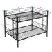 Full Over Full Metal Bunk Bed , No Box Spring Needed, Easy Assemble - DTYStore