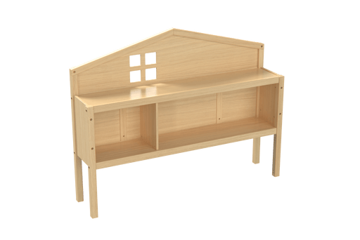 Headboard Storage Cabinet for Full-size Montessori Floor Bed Natural,Freely collocation - DTYStore