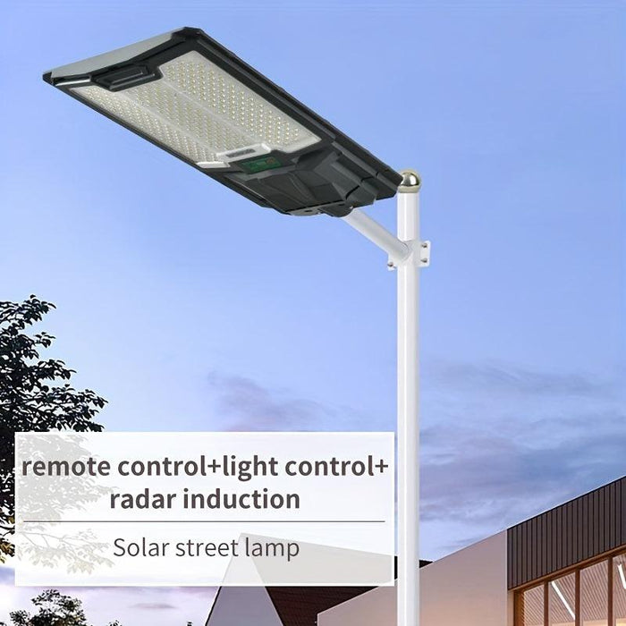 Solar Street Lights Outdoor, Parking Lot Lights with 66PCS LED Beads , IP65 Waterproof Solar Flood Lights, Dusk to Dawn Solar Lights for Garden, Street Side Road,Courtyard Villa,City Square - DTYStore