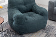 010-Soft Teddy Fabric Tufted Foam Bean Bag Chair With Teddy Fabric Green