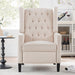 Manual Wing Chair Recliner - 27.16" Wide Comfort and Style for Your Living Space