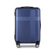 3 Piece Lightweight Luggage Set with TSA Lock, Durable Spinner Wheels and Hooks, Cross Striped