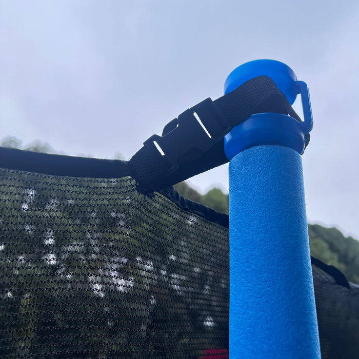 10 FT TRAMPOLINE OUTSIDE SAFETY NET WITH BASKETBALL HOOP - DTYStore
