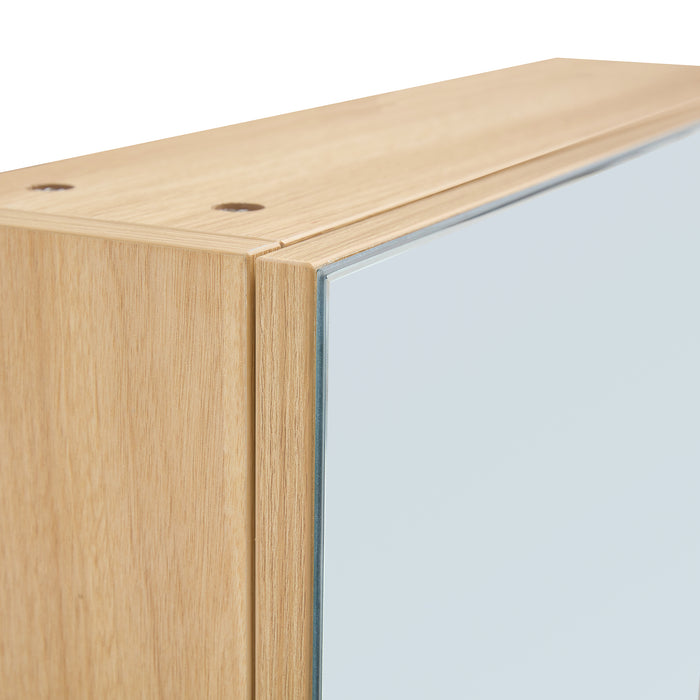 Bathroom Mirror Cabinet Wall Mounted,Medicine Cabinet,Over The Toilet Storage Cabinet with Shelves and Towel Rack - DTYStore
