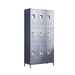 9 Door 72"H Metal Lockers With Lock for Employees,School,Office,Gym,Bedroom,Storage Locker Cabinet,Gray,Assembly Required