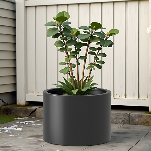 Heavy Duty Corten Steel Round Raised Garden Bed Kit – 15.5' Dia. x 20' H. – Pre-Rusted Metal Planter Box for Vegetables, Flowers, Herbs – Black– Ideal for Outdoor Gardening - DTYStore