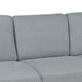 Living Room Furniture Loveseat Sofa and 3-seat sofa (Gray)