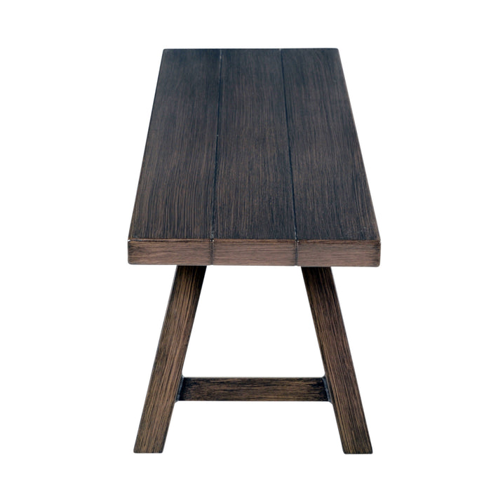 Marina - Patio Backless Bench - Brown - DTYStore