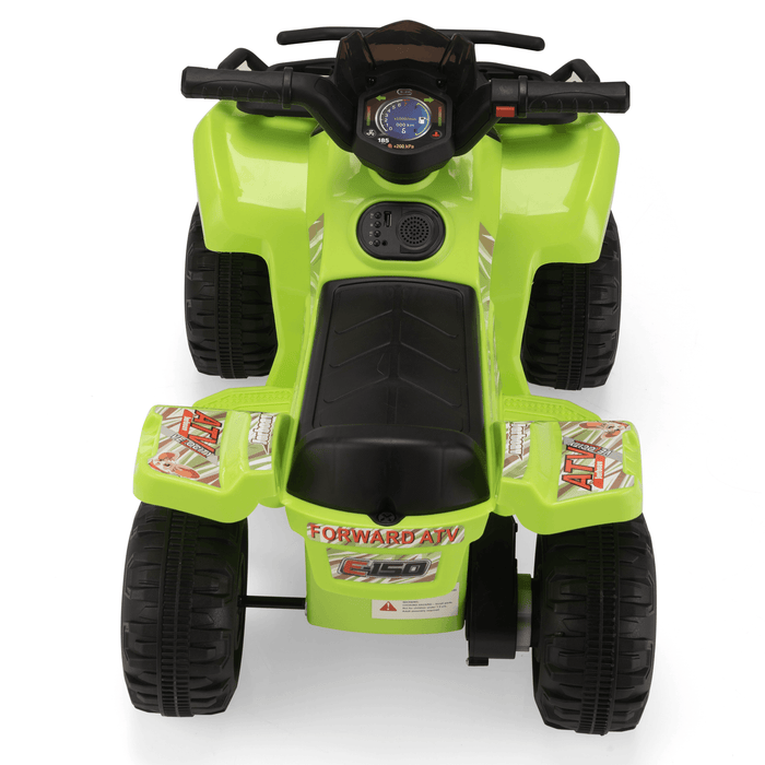 6V Kids Ride-On ATV Car, Powered 4-Wheeler Quad w/ Music Horn USB MP3, 1.9 MPH Max Speed, Electric Vehicle Toy for Children 18-48 Months, Green