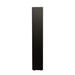 Black side cabinet with aluminum strip lamp,With large storage space