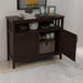 Kitchen Storage Sideboard And Buffet Server Cabinet-Brown Color