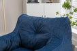 Soft Velvet Fabric Bean Bag Chair Filled With Memory Sponge