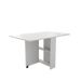 Fully unfolded 51.18 inches white foldable table, suitable for small family table or display table convenient, home simple long table, simple and lightweight - DTYStore