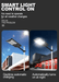 Solar Street Lights Outdoor, Parking Lot Lights with 66PCS LED Beads , IP65 Waterproof Solar Flood Lights, Dusk to Dawn Solar Lights for Garden, Street Side Road,Courtyard Villa,City Square - DTYStore