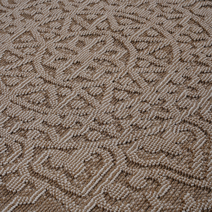 DTY Signature Collection 5X7 Beige /Medallion Indoor/Outdoor Area Rug - DTYStore