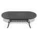 9-Piece All-Weather Cast Aluminum Dining Set, Include 2 Swivel Chairs,6 Dining Chairs and Oval Table With Black Frame - DTYStore