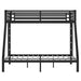 Metal Twin XL over Queen Bunk Bed for Teens and Adults,Space-Saving/Noise Reduced/No Box Spring Needed, Old SKU W1307S00045 - DTYStore