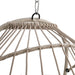 Outdoor garden rattan egg swing chair hanging chair PE hanging chair blue - DTYStore