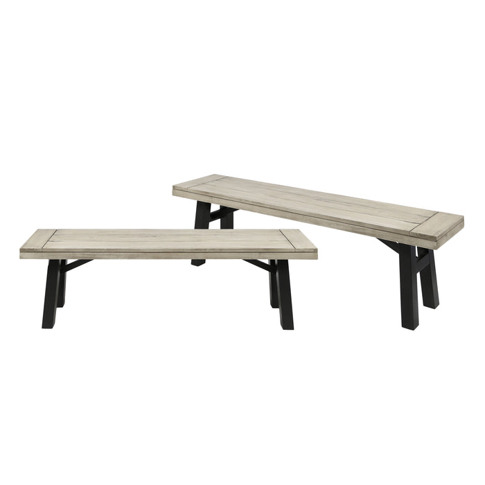 BETTINA DINING SET-GRAY (3 PCS) - DTYStore
