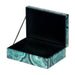 10" X 7" X 5" Bethany Marbled Jewelry Box - Stackable Decorative Storage Boxes With Lids