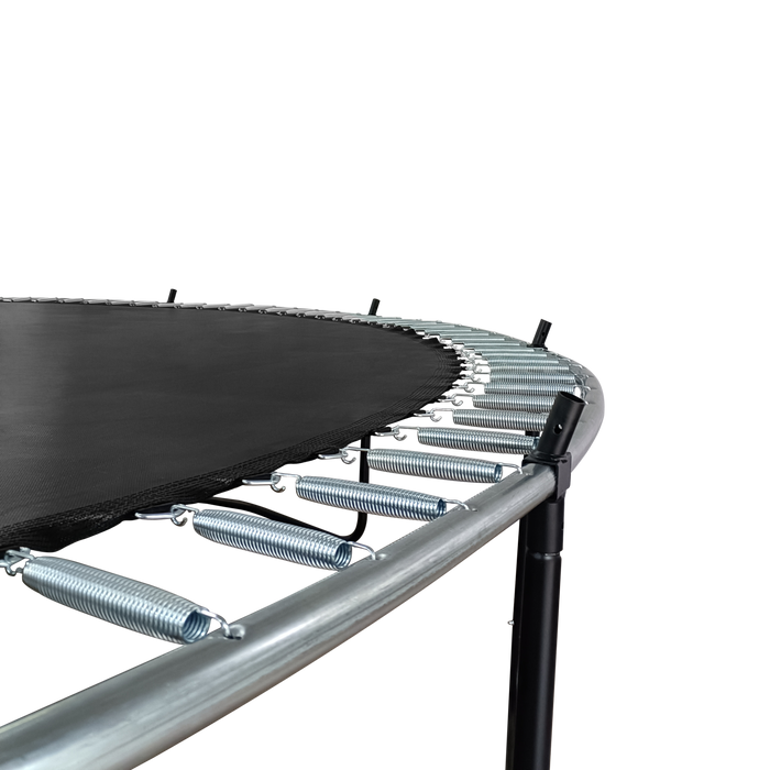 14FT Trampoline with Enclosure - Recreational Trampolines with Ladder and AntiRust Coating, ASTM Approval Outdoor Trampoline for Kids - DTYStore