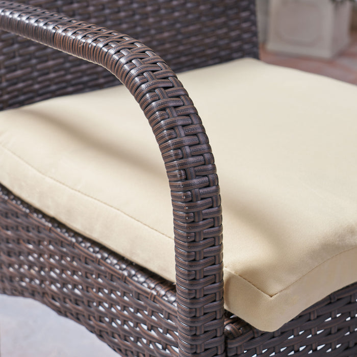 Outdoor Dining Set 3Pcs Bistro Set, 2 - Person Round - DTYStore