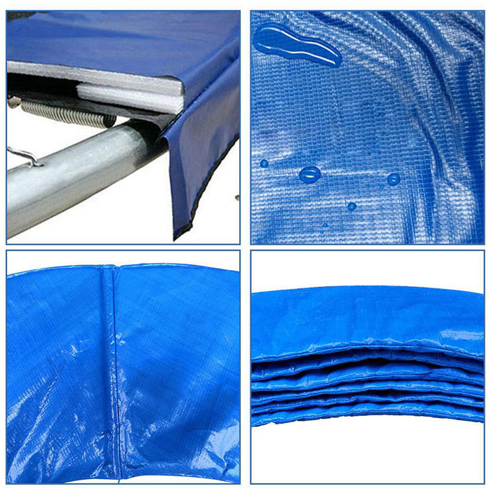 10 FT TRAMPOLINE OUTSIDE SAFETY NET WITH BASKETBALL HOOP - DTYStore