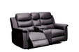 Reclining Loveseat with Middle Console Slipcover, Stretch Loveseat Reclining Sofa Covers (BLACK, 2 Seat Recliner Cover with Console)