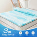 Memory Foam Cooling Gel Swirl Infused Bed Topper for Back Pain,3 Inches,Twin