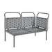 5-Piece Modern Patio Sectional Sofa Set Outdoor Woven Rope Furniture with Table and Cushions