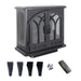 24 inch 3D Flame Electric Infrared Quartz Fireplace Stove with remote control - DTYStore