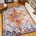 Area Rug 5x7 Vintage Bohemia Large Persian Non-slip Washable Rug For Living Room Kitchen Bedroom Living Room Flower Design Amber - DTYStore