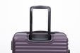 3 Piece Luggage Sets ABS Lightweight Suitcase with Two Hooks, Spinner Wheels, TSA Lock